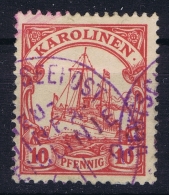 Delcampe - Deutsch Karolinen : Mi  Deutsche Seepost Neu Guinea Zweiglinie, Violet - Isole Caroline