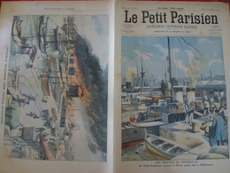 Journal Le Petit Parisien 11 Septembre 1904 Grèves De Marseille Service Postal Tours Incendie Docks D'Anvers - Le Petit Parisien