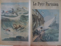 Journal Le Petit Parisien 16 Octobre 1904 Tentative Contre La Flotte De Port Arthur Sauvetage Madagascar Saghalien - Le Petit Parisien