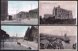 4 X OLD CARD LIVERPOOL - Liverpool