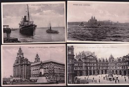 4 X OLD CARD LIVERPOOL - Liverpool