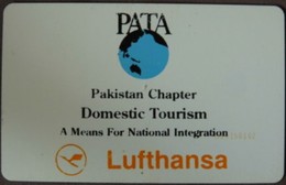 Pakistan - WP07046, Airlines LUFTHANSA Pakistan Chapter Domestic Tourism, 30u, Used - Pakistan