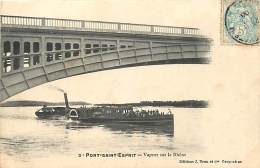 30 , PONT ST ESPRIT , Vapeur Sur Le Rhone , * 191 64 - Pont-Saint-Esprit