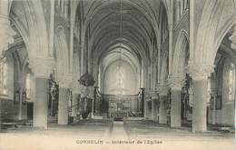 CPA FRANCE 38 " Corbelin, Intérieur De L'église" - Corbelin