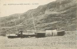 CPA FRANCE 76 " Octeville Sur Mer, La Falaise". - Other & Unclassified