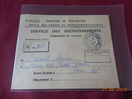 Lettre De Madagascar De 1959 - Storia Postale