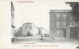 Salces (Pyrénées Orientales) - Avenue De St Saint-Laurent Et De Rivesaltes - Edition Brun, Carte Non Circulée - Salses