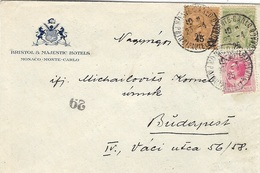 1925- Enveloppe à En-tête Bristol Affr. Tricolore Pour La Hongrie - Storia Postale
