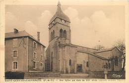 63 , ST GERVAIS , Eglise , * 203 69 - Saint Gervais D'Auvergne