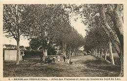 83 , BESSE SUR ISSOLE , Allée Aux Platanes Et Jeux De Boules , * 214 10 - Besse-sur-Issole