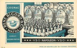 PUBLICITE , Cognac Napoléon René BIGORD , * 219 55 - Matha