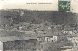 VIRIVILLE . VU GENERALE ( Cote Sud ) AFFR SUR RECTO LE 1-8-1908 - Viriville