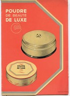 PRESENTOIR P.L.V.-   GIBBS  -  POUDRE DE LUXE - UNE  GAMME DE 7 TEINTES - Pharmacie - Beauté - Plaques En Carton