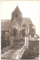 Dépt 80 - NAOURS - ÉPREUVE De CARTE POSTALE (photo R. LELONG) + PLAQUE De VERRE D'origine - L'Église (et Le Cimetière) - Naours