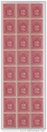 1910-161 CUBA 1910 REPUBLICA Ed.6 TASAS POR COBRAR POSTAGE DUE BLOCK 24 WIHT GUM - Nuevos