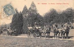 17-SAINTES- LE HARAS- ATTELAGE D'ETALONS - Saintes