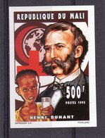 Mali 1994, Red Cross, H. Dunandt, 1val IMPERFORATED - Henry Dunant