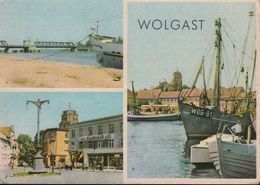 D-17438 Wolgast - Alte Ansichten - Brücke - Platz Der Jugend - Hafen  - Siehe Stempel Ostseewoche ! - Wolgast