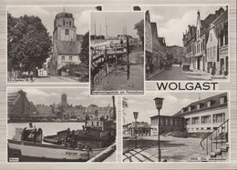 D-17438 Wolgast - Alte Ansichten - Hafen - Lastkahn - Railway - Hotel "Vier Jahreszeiten" - Nice Stamp - Wolgast
