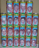 CAN-AUSTRALIE-1995-STATE OF ORIGIN LEGENDS OF LEAGUE (CARICATURE RUGBY) (22 Cans) - Blikken