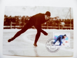 Card Maximum Norway 1994 Olympic Games Lillehammer 1994 Speed Skating 1990 - Cartes-maximum (CM)