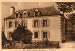 56. CPA. QUESTEMBERT.  La Mairie. 1943. - Questembert