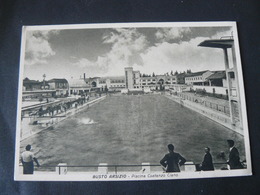 ANCIENT BEAUTIFUL NEW POSTCARD OF SWIMING IN BUSTO ARSIZIO ..//  BELLA CARTOLINA NUOVA DI PISCINA - Busto Arsizio