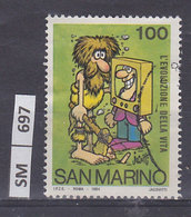 SAN MARINO  1984	Jacovitti L. 100 Usato - Gebraucht