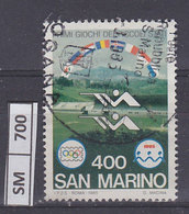 SAN MARINO  1985	Giochi Piccoli Stati L. 400 Usato - Used Stamps