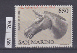 SAN MARINO  1986	Rapporti Cina- San Marino L. 650 Usato - Gebraucht