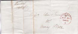 10 Nov 1843 Complete Letter  With PAID EDINB A - ...-1840 Prephilately