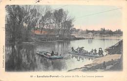 92-LEVALLOIS- LA POINTE DE L'ILE, LES BATEAUX PASSEURS - Levallois Perret