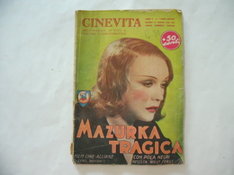 CINEVITA N.7 1936 MAZURKA TRAGICA CON POLA NEGRI WILLY FORST - Novelle, Racconti