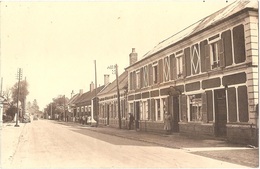 Dépt 80 - AILLY-LE-HAUT-CLOCHER - ÉPREUVE De CARTE POSTALE (photo R. LELONG) + PLAQUE De VERRE - Café Des Cultivateurs - Ailly Le Haut Clocher