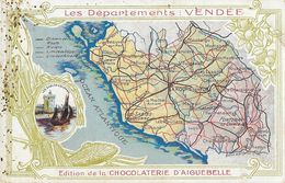 Les Départements: Vendée, Les Sables D'Olonne - Edition De La Chocolaterie D'Aigubelle - Carte Non Circulée - Publicité