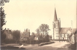 Dépt 80 - AILLY-LE-HAUT-CLOCHER - ÉPREUVE De CARTE POSTALE (photo R.LELONG) + PLAQUE De VERRE - Échafaudage - Caumartin - Ailly Le Haut Clocher