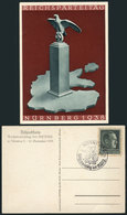 57 GERMANY: Special NAZI Postcard: Reichsparteitag - Nürnberg 1938, With A Hitler S - Sonstige & Ohne Zuordnung