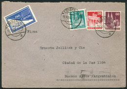 64 GERMANY: Airmail Cover Sent From Hamburg To Buenos Aires On 11/OC/1948, It Bears - Altri & Non Classificati