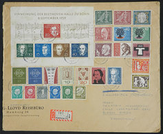 78 WEST GERMANY: Large Cover Sent To Argentina On 24/NO/1960, With Fantastic Postag - Storia Postale