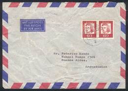 79 WEST GERMANY: Cover Sent To Argentina On 20/JUL/1963, Franked With Horizontal Pa - Cartas & Documentos