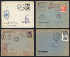 87 ARGENTINE ANTARCTICA: 3 Covers With Postmarks Of Orcadas Del Sur (1963/4, One Se - Autres & Non Classés