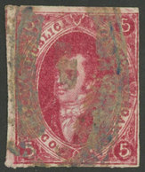 183 ARGENTINA: GJ.26, 5th Printing, With CHASCOMÚS Cancel, Excellent Quality! - Autres & Non Classés