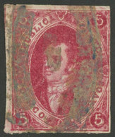 183 ARGENTINA: GJ.26, 5th Printing, With CHASCOMÚS Cancel, Excellent Quality! - Other & Unclassified