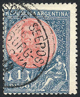 230 ARGENTINA: GJ.299, With Rare Cancel Of GERMAN SHIP, VF And Scarce! - Other & Unclassified