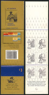 321 ARGENTINA: Booklet GJ.2931, 1999 Postman, Printer's PROOF In Black, Imperforate - Otros & Sin Clasificación