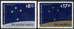 325 ARGENTINA: GJ.2934/5, 1999 Sur Postal, Cmpl. Set Of 2 MNH Values, VF Quality, Ca - Other & Unclassified