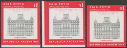 363 ARGENTINA: GJ.9 + 9a + 9A, Very Fine Quality! - Franking Labels