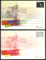 411 ARGENTINA: Card GJ.25, 1998 Film Festival Of Mar Del Plata, With Rare VARIETY: D - Postal Stationery