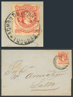 431 ARGENTINA: Entire Letter Sent To Salta On 15/JUL/1869 Franked With 5c., With Dou - Other & Unclassified