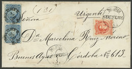 434 ARGENTINA: Folded Cover (with Annotations Inside) Sent By Registered Mail From D - Other & Unclassified